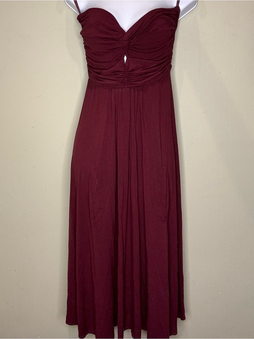 Love from Ya-Ya strapless claret dress, size 3